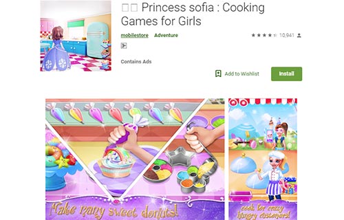 👩🍳 Princess sofia Cooking Games for Girls