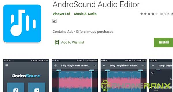 AndroSound Audio Editor