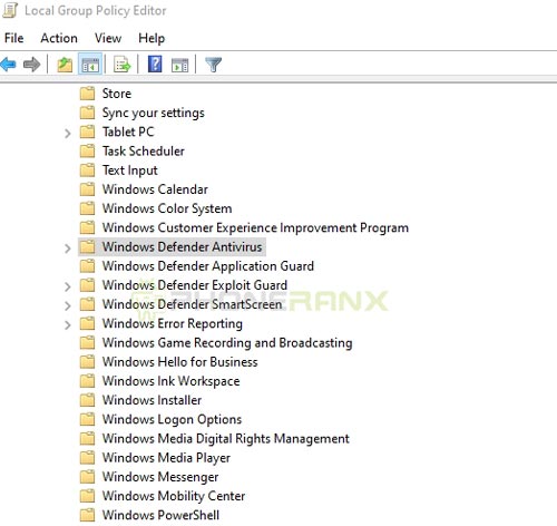 Setelah itu kamu pilih menu Computer Configuration lalu Administrative Templates lalu Windows Components dan terakhir Windows Defender