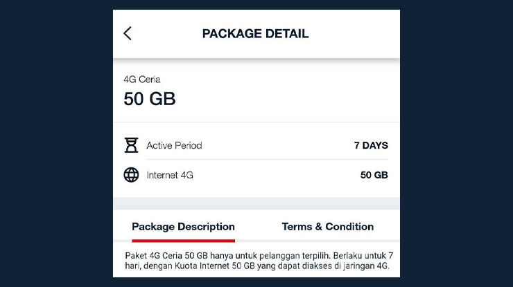 Harga Paket Ceria 4G Telkomsel