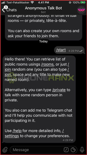 Halaman Private Server TalkBot
