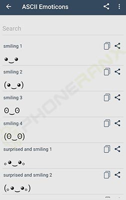 ASCII Emoticons